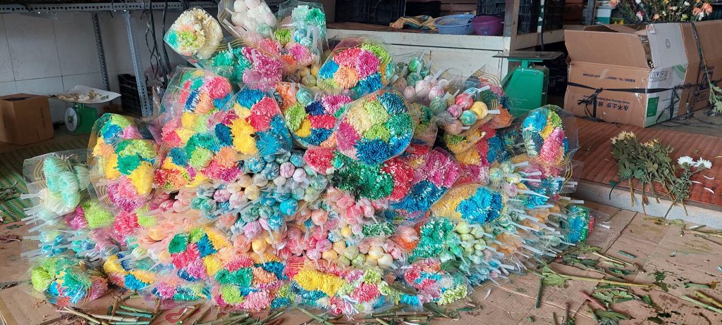 nhuộm lưới trắng