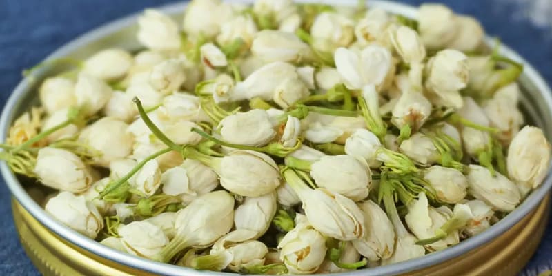 Nụ nhài khô làm trà